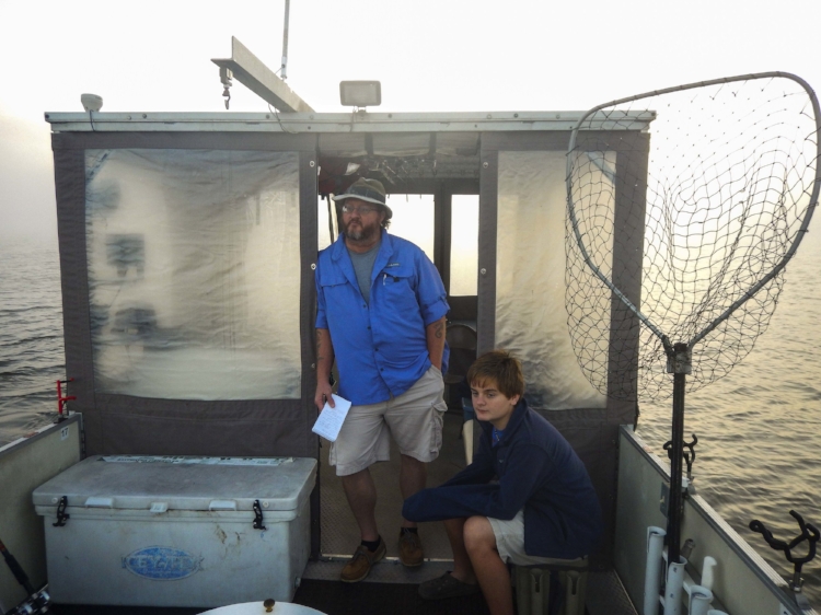 The Dewitt men head out for a day of adventure and article-writing.