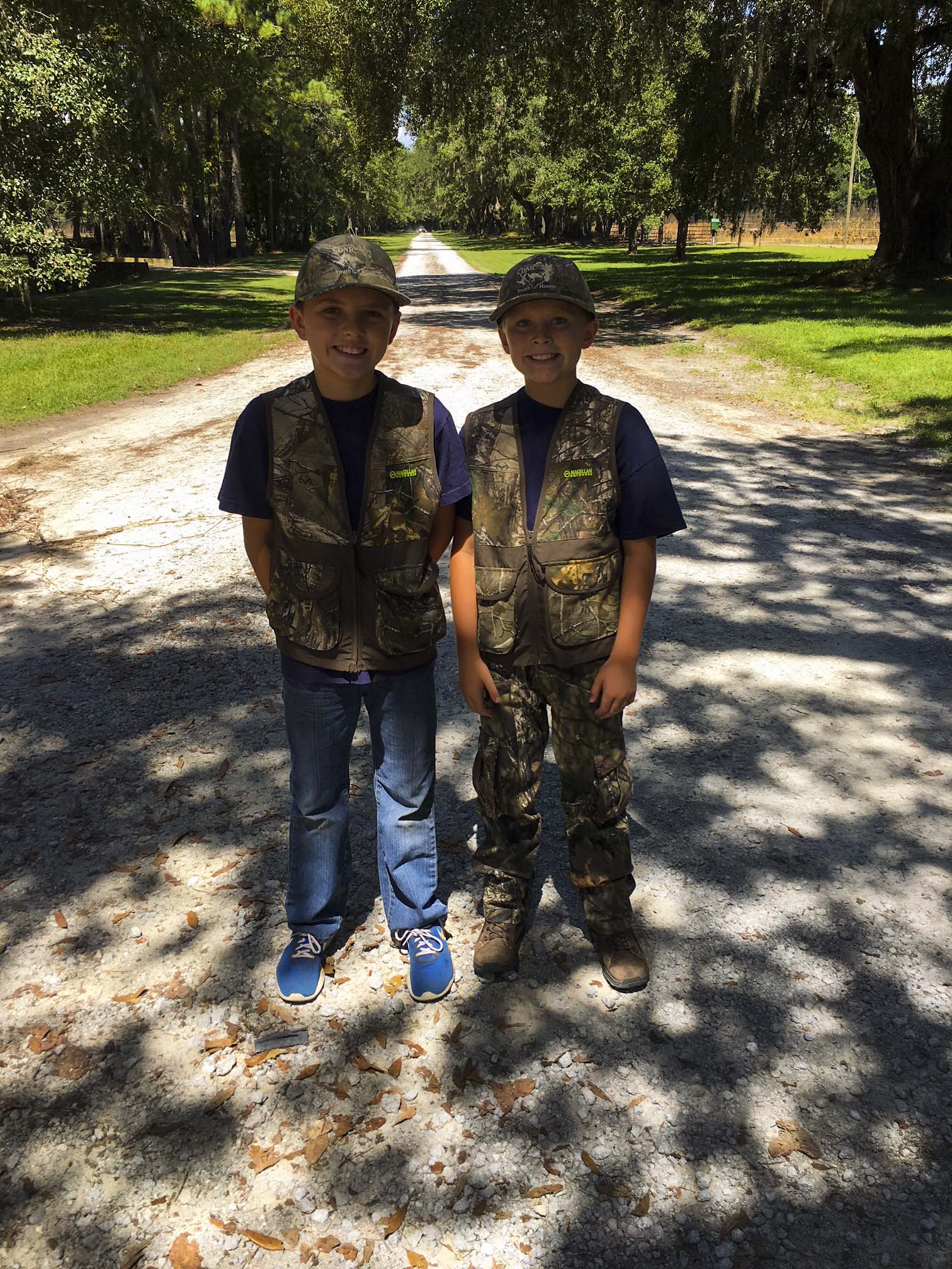 Young hunters ready to go at Samworth WMA. 