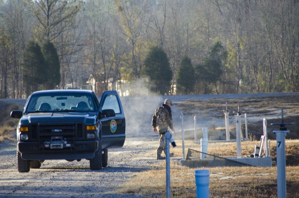 Hatchery Manager Lane Hite prepares for a long day of harvesting fry from two ponds at Cohen Campbell Fisheries Center. Hite's detailed knowledge of all aspects of the fish hatcheries operations are a big part of the facility's formula for success.