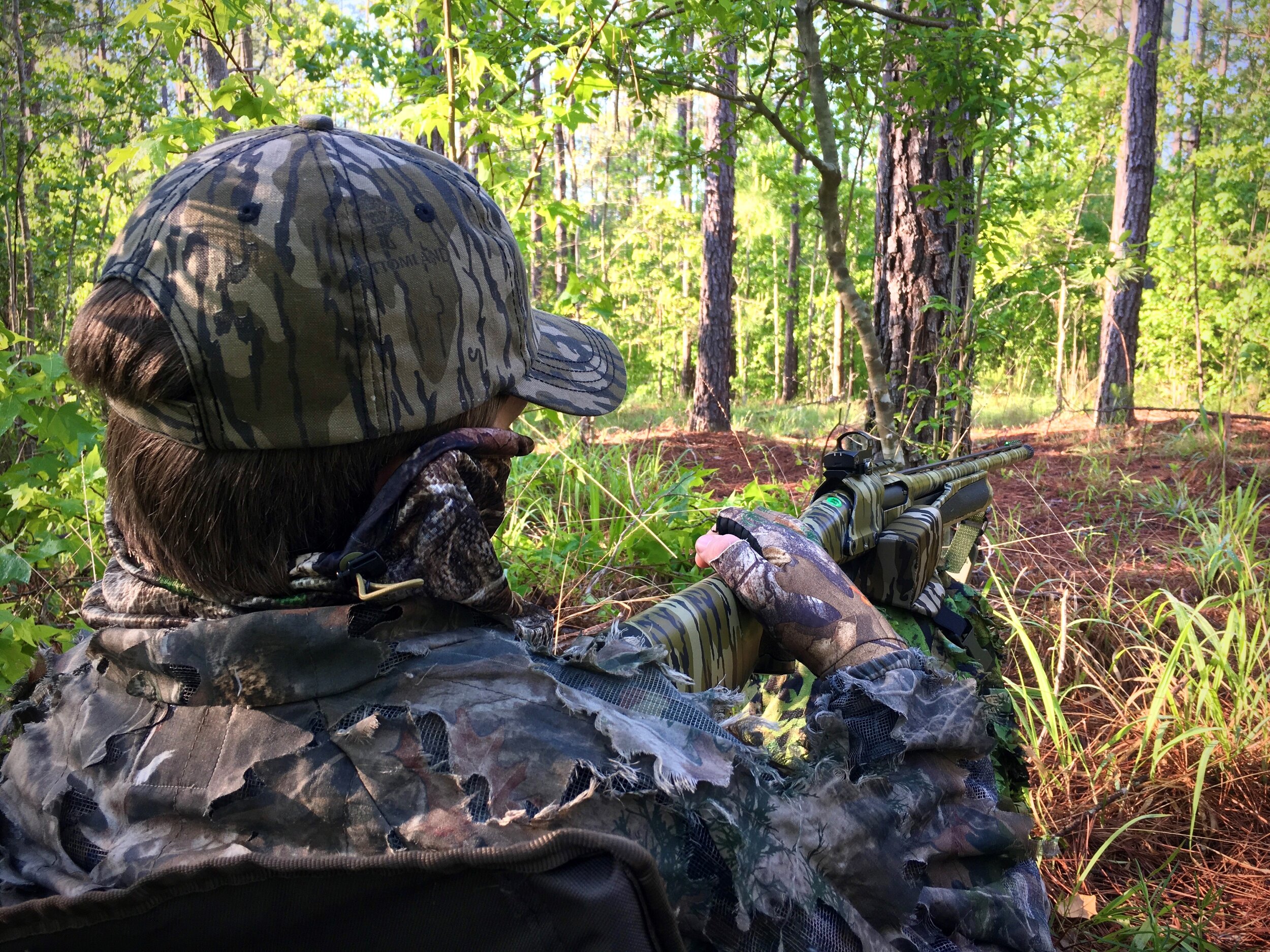 More than 50,000 turkey hunters take to the woods each spring in South Carolina to hunt wild turkeys. [SCDNR photo]
