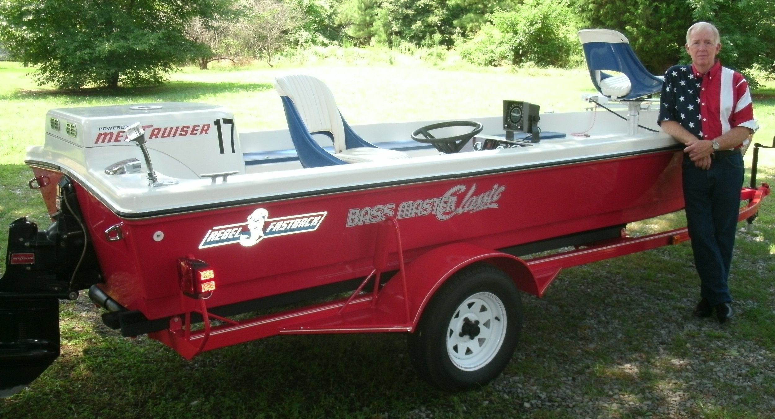 A B.A.S.S. member since 1972, Doyle Hodgin was at first skeptical of the claim that a Rebel-produced boat had been used in the first Classic.