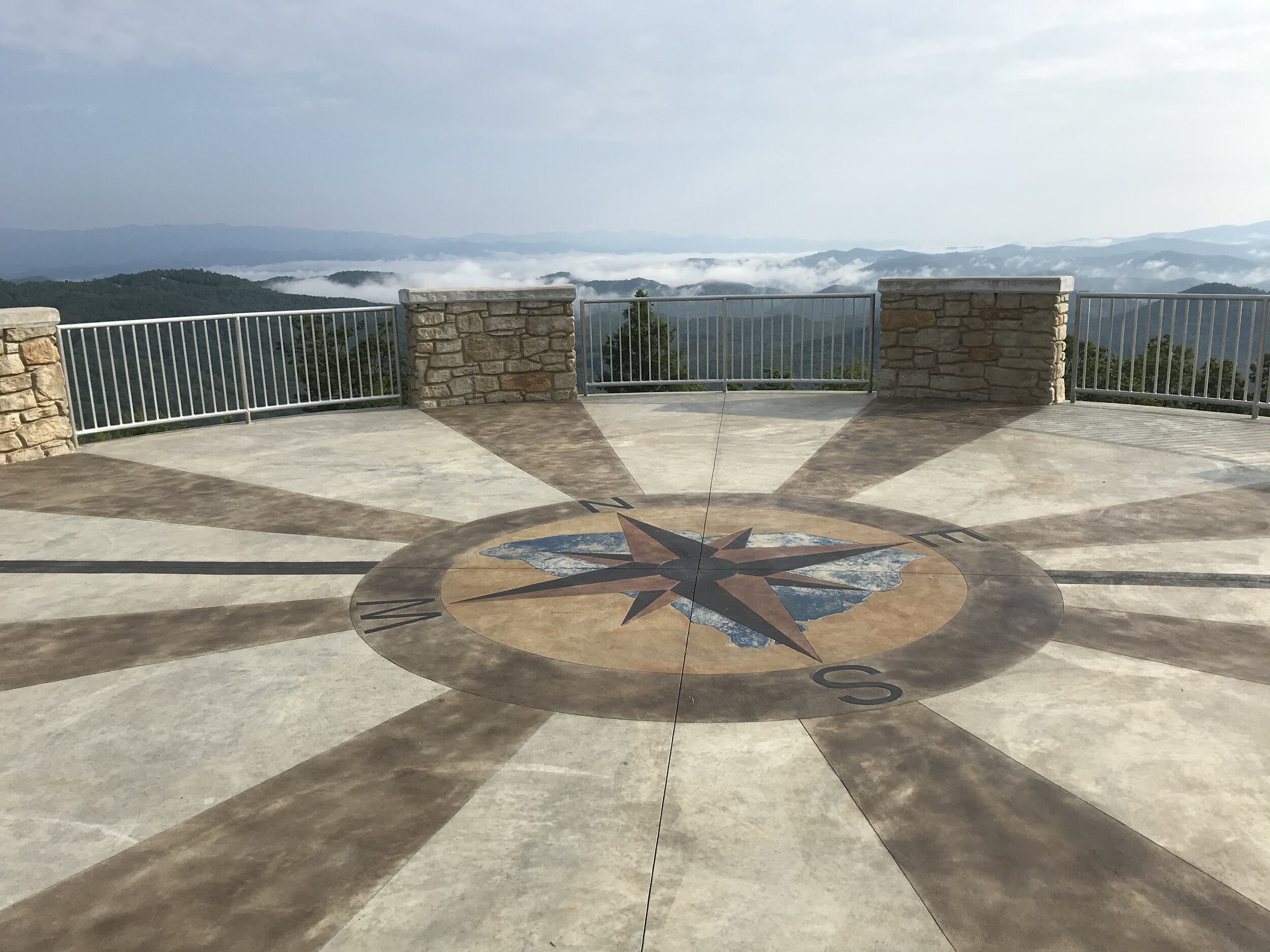The Sassafras Mountain Overlook, South Carolina’s highest point, was one of the first Upstate destinations for the SC7 Expedition.