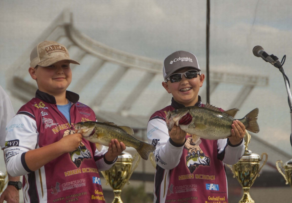 Just like the pros do it! Everyone seems to be catching the fishing tournament fever these days, like these youth anglers participating in the SCDNR's 2016 State Championship tournament for school and club teams.