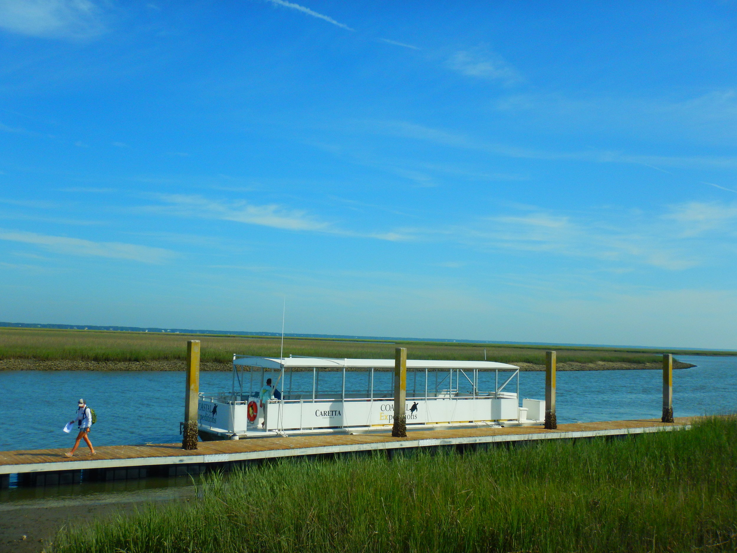  The ferry makes two regular runs to the island — at 9 and noon — three days a week, leaving from Garris landing in Awendaw. 