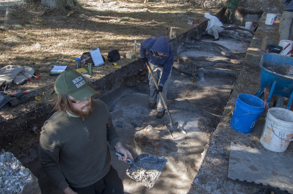 Archaeological excavations of this type require painstaking attention to detail and the careful cataloging of each find.