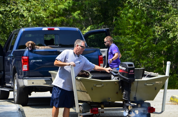 Getting ready for an afternoon ride at Chris Anderson Landing near Longs, S.C.&nbsp;[SCDNR image by David Lucas -- see complete photo gallery at the end of the article.]