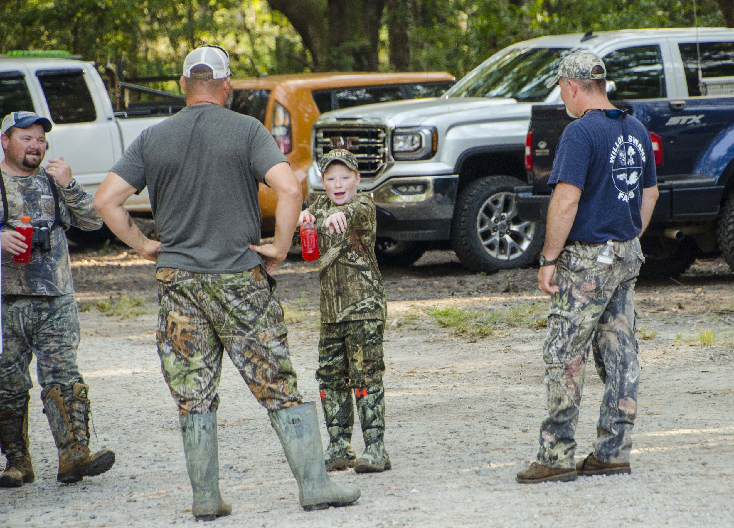 P-Nut knows how to tell a good hunting yarn, y'all.SCDNR photo by David Lucas