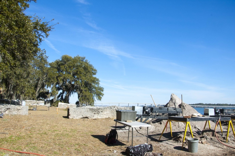 In 2015, archaeologists conducted a survey and excavation project at Fort Frederick.