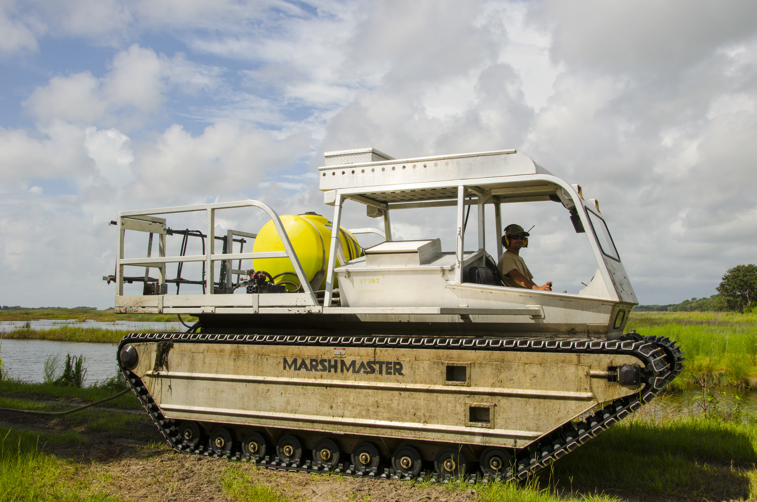 The Marshmaster, loaded and ready for work