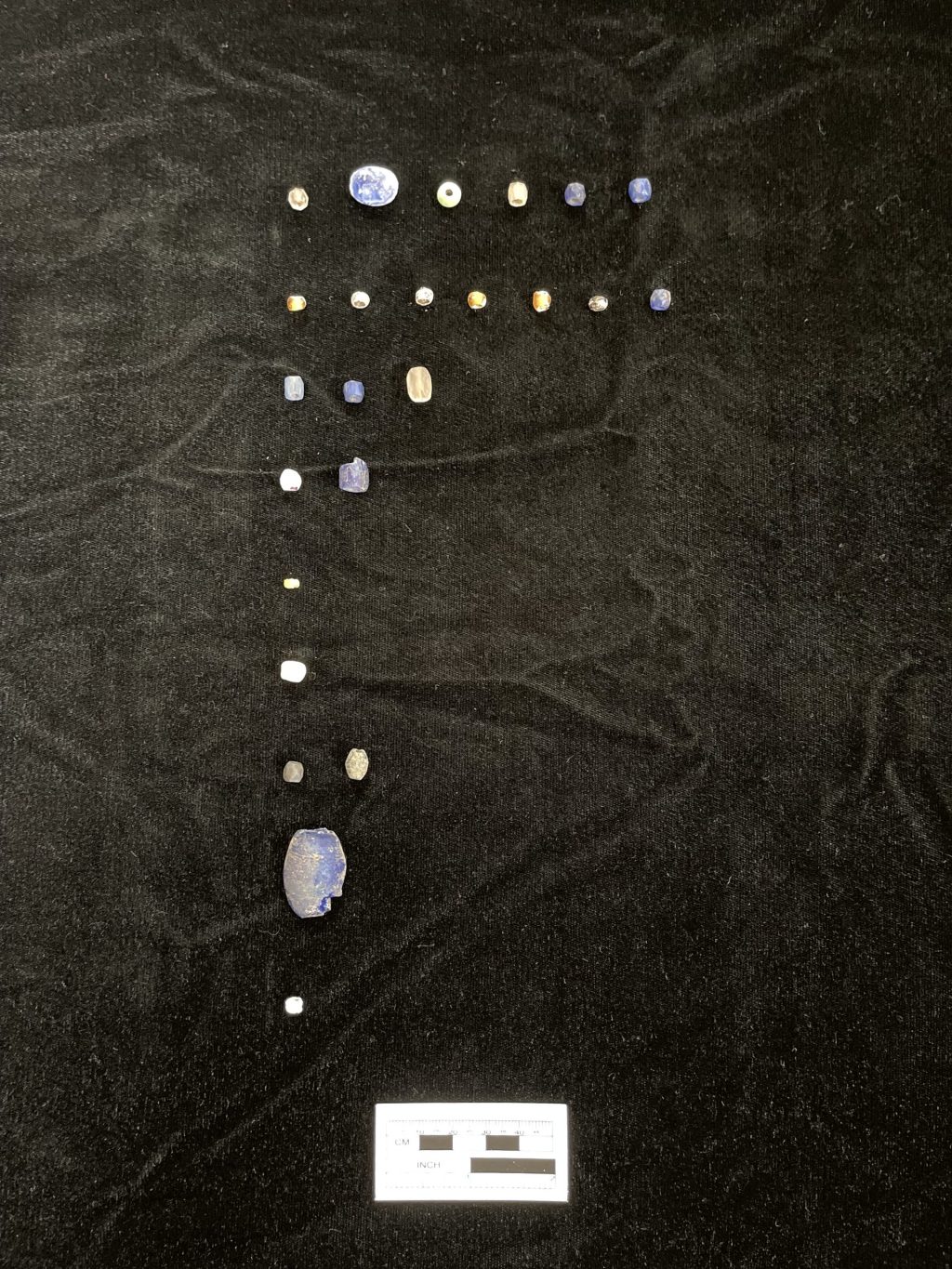 Beads Found at the Fort Frederick Heritage Preserve 