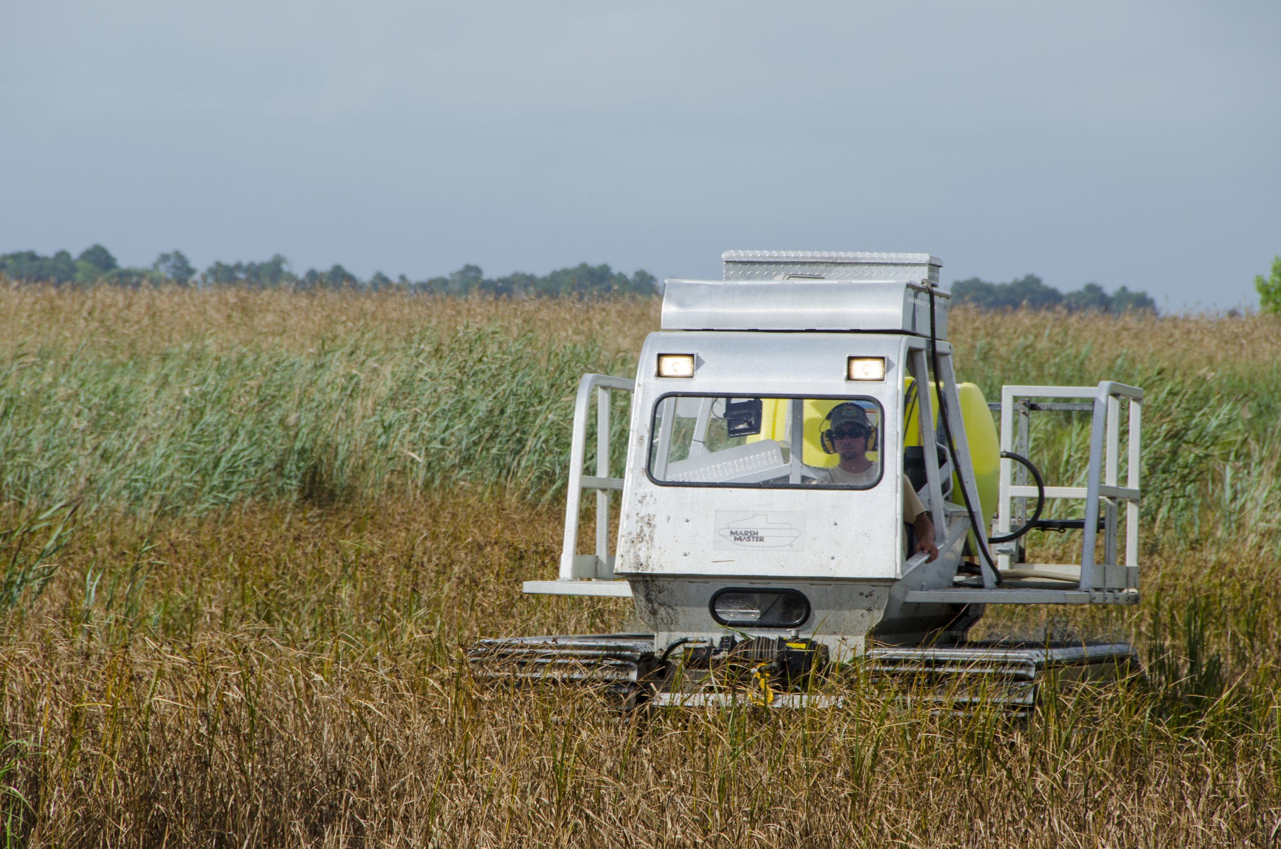 Moving across the impoundment