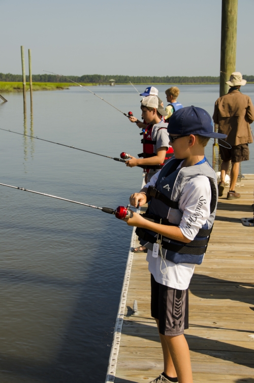 Young people enrolled at the Port Royal Maritime Center's summer day camp learn how to fish and crab, as well as boating skills, saltmarsh ecology and other lifelong skills and lessons.