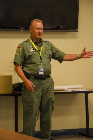 During the new officer's training period, they report to SCDNR Training Supervisor, Lt. Russell "Rusty" Monnet,&nbsp;a thirty-year veteran of the agency. After today, they will report to the First Sergeant in their assigned county.