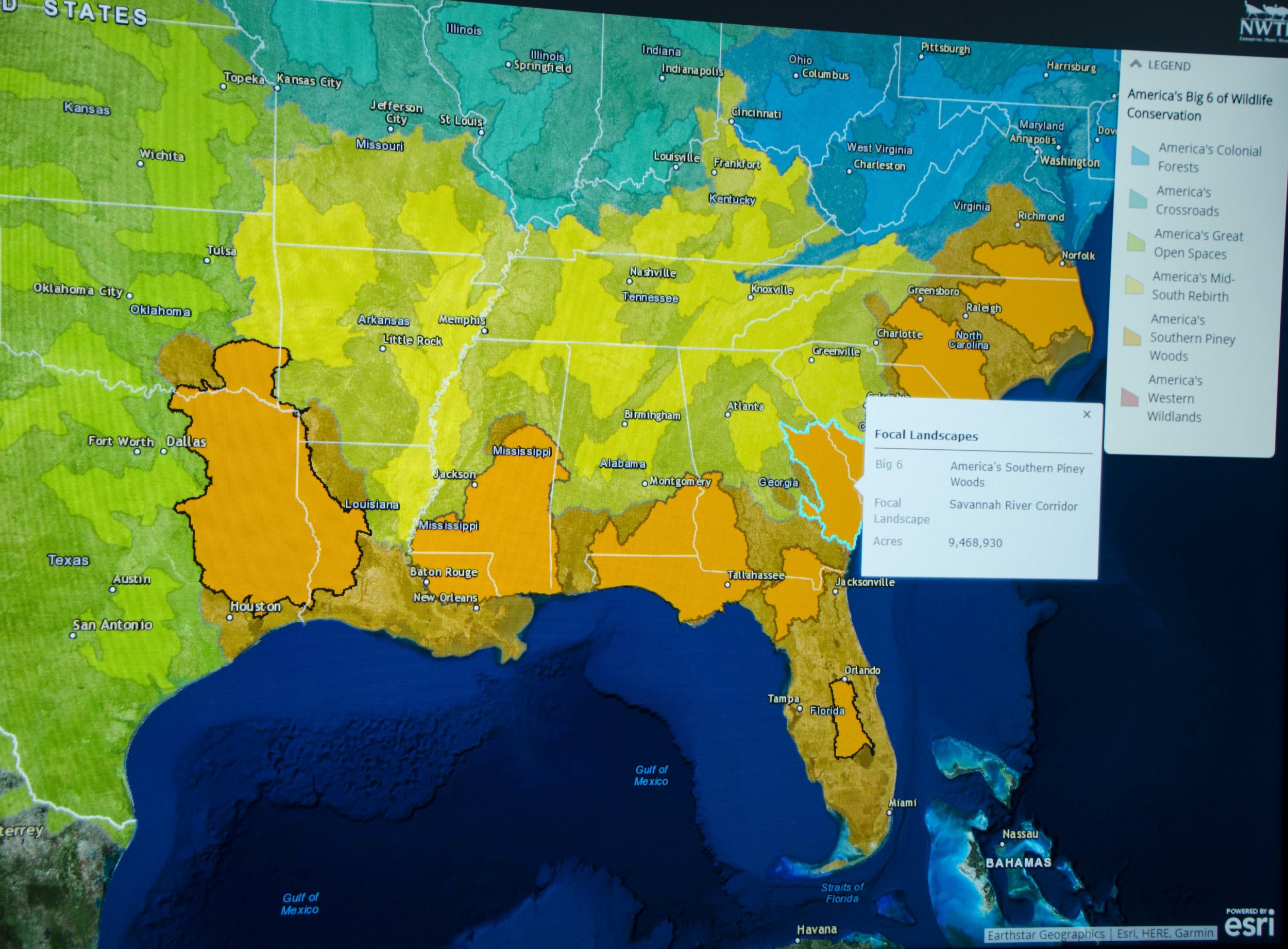  This awesome interactive display details NWTF-supported conservation and research projects across North America.&nbsp;(SCDNR photo by D. Lucas) 