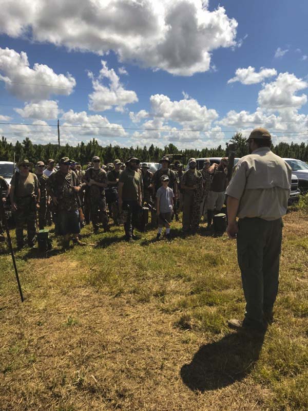Orientation at Toomey dove field.