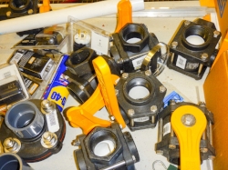 Tools of the trade: Thousands of feet of PVC pipe and dozens of valves and pumps are needed to make the infrastructure at CCFC function. Technicians at the facility must have a broad range of mechanical, scientific and practical know-how to keep it …